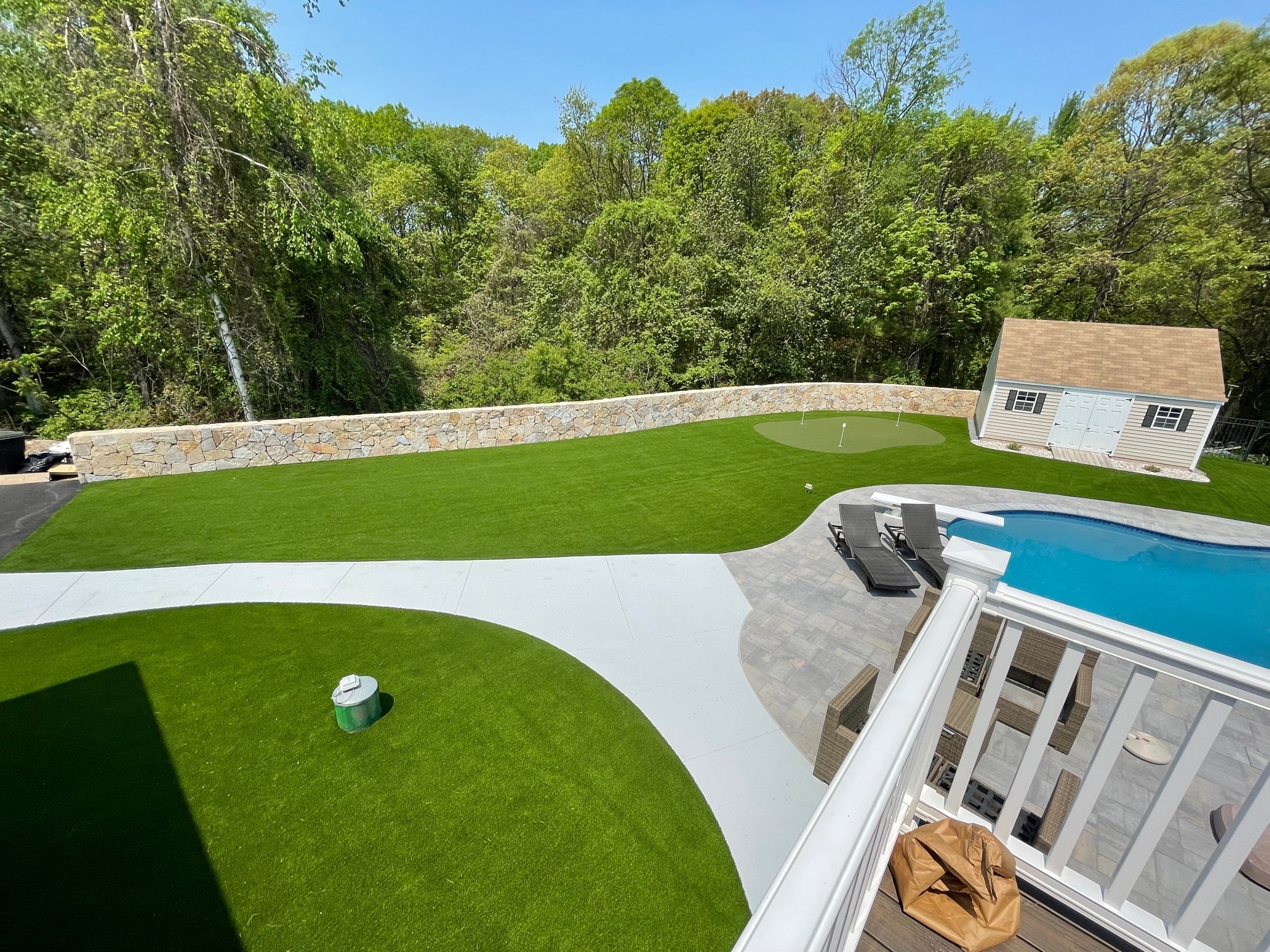 Home lawn turf