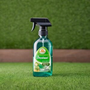 A-spray-bottle-filled-with-a-mild-detergent-solution.-artificial-grass